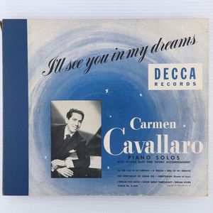 Carmen Cavallaro I'll See You In My Dreams - 1948 10" 4x 78 rpm Record Book Set